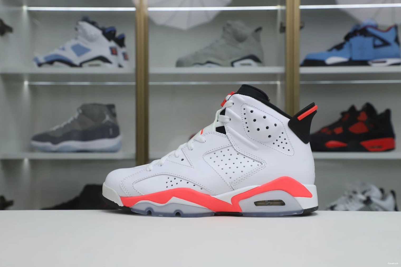 Jordan 6 White Retroinfrared Air 1208